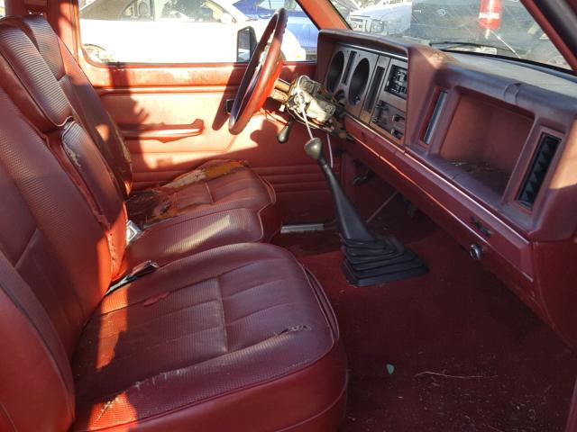 1FTCR14T9JPA06174 - 1988 FORD RANGER SUP RED photo 5