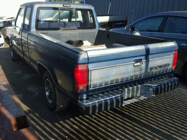 1FTCR14T3JPB25242 - 1988 FORD RANGER SUP BLUE photo 3