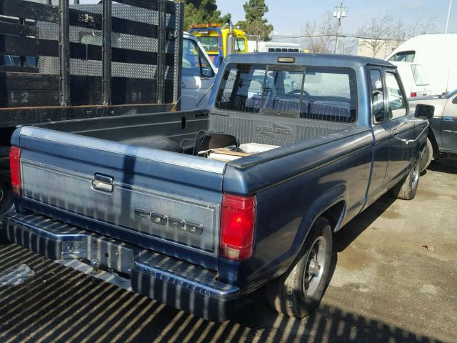 1FTCR14T3JPB25242 - 1988 FORD RANGER SUP BLUE photo 4