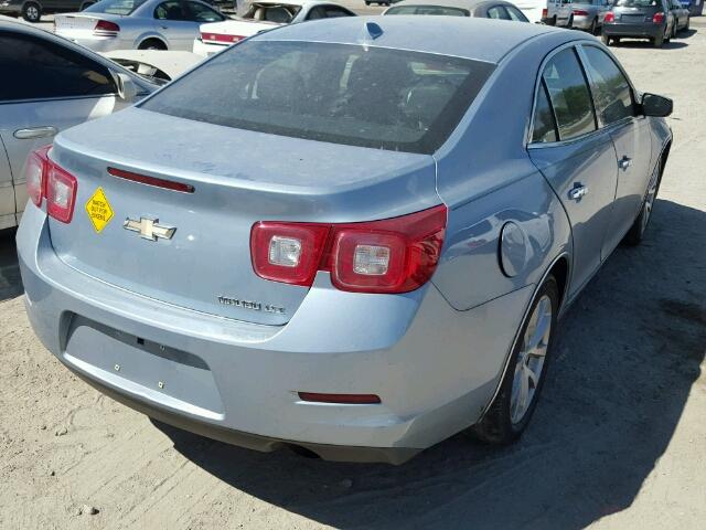 1G11H5SA7DU127299 - 2013 CHEVROLET MALIBU LTZ BLUE photo 4