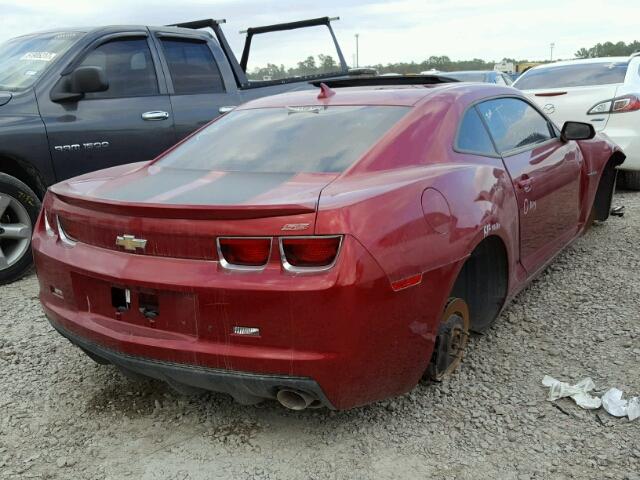 2G1FK1EJ2D9171025 - 2013 CHEVROLET CAMARO 2SS RED photo 4