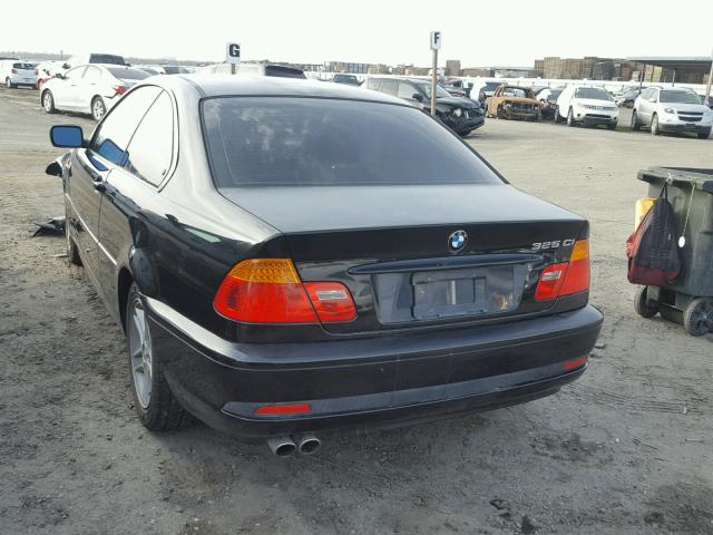 WBABV13434JT22983 - 2004 BMW 325 CI SUL BLACK photo 3