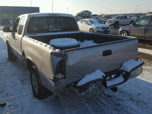 5TBRT34182S287289 - 2002 TOYOTA TUNDRA ACC SILVER photo 3