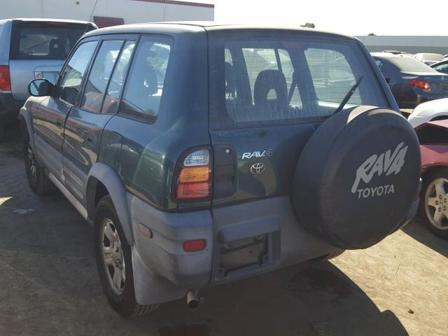 JT3GP10V0W0028647 - 1998 TOYOTA RAV4 GREEN photo 3