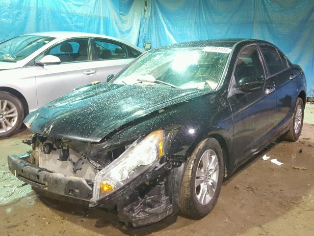 1HGCP2F65BA130483 - 2011 HONDA ACCORD SE BLACK photo 2