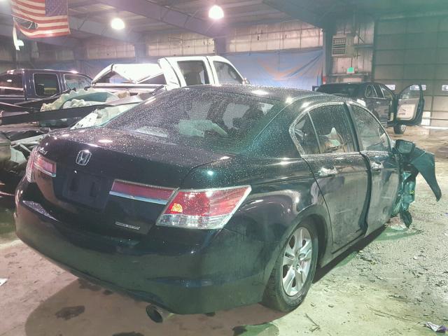 1HGCP2F65BA130483 - 2011 HONDA ACCORD SE BLACK photo 4