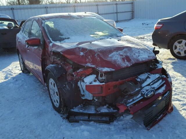 1FAHP3F23CL421907 - 2012 FORD FOCUS SE RED photo 1
