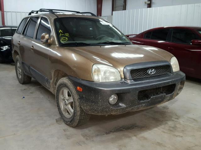 KM8SC13D34U659396 - 2004 HYUNDAI SANTA FE G GOLD photo 1