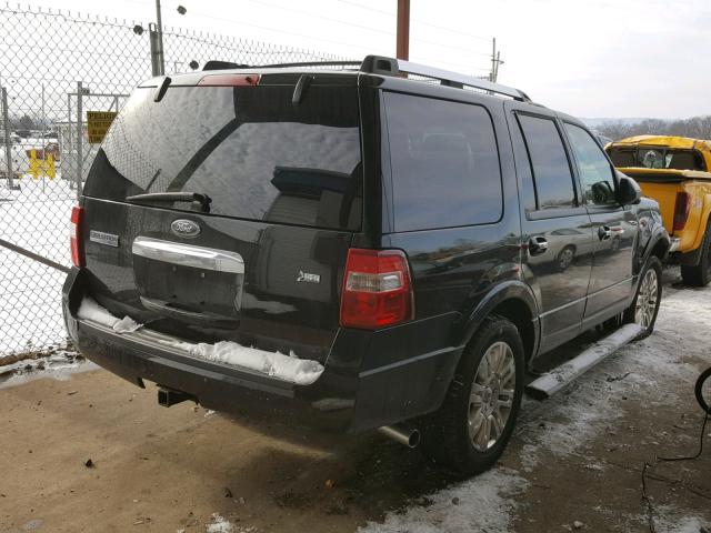 1FMJU2A58DEF16240 - 2013 FORD EXPEDITION BLACK photo 4