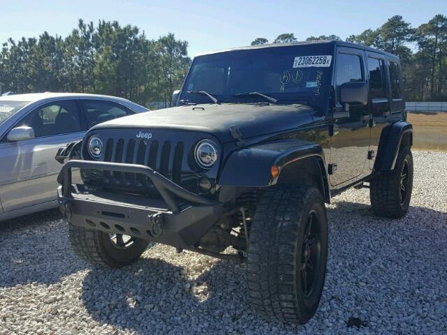 1J4GA59107L157566 - 2007 JEEP WRANGLER S BLACK photo 2