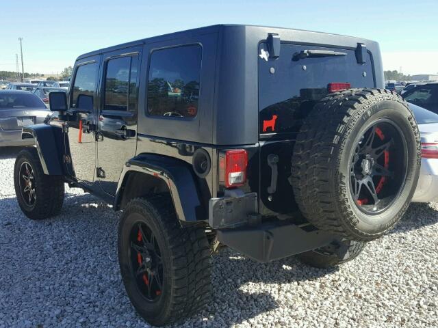 1J4GA59107L157566 - 2007 JEEP WRANGLER S BLACK photo 3