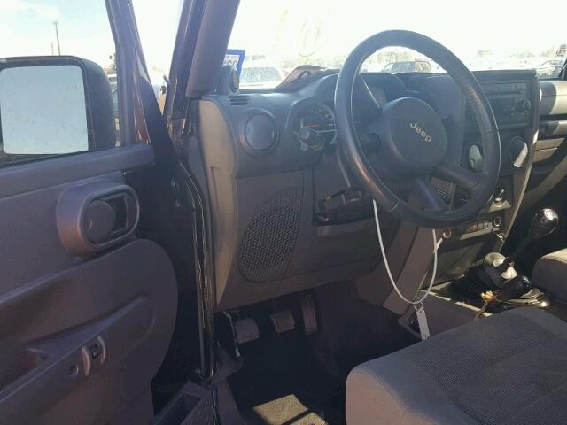 1J4GA59107L157566 - 2007 JEEP WRANGLER S BLACK photo 9