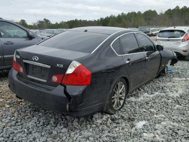 JNKAY01EX7M304414 - 2007 INFINITI M35 BASE BLACK photo 4