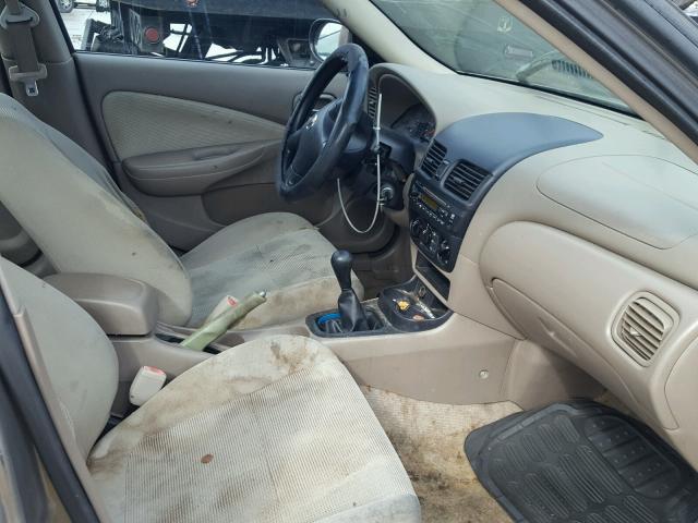 3N1CB51D64L861023 - 2004 NISSAN SENTRA 1.8 TAN photo 5