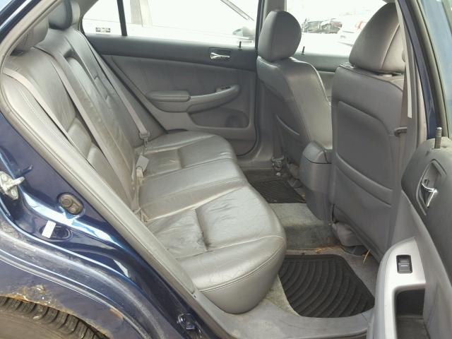 1HGCM66883A037749 - 2003 HONDA ACCORD EX BLUE photo 6