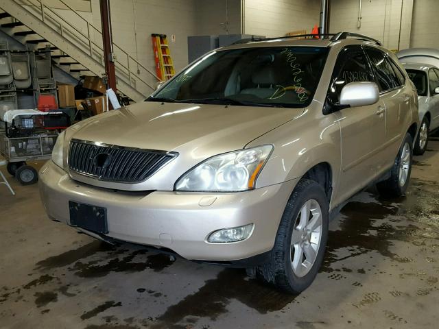 2T2HA31U54C006094 - 2004 LEXUS RX 330 TAN photo 2