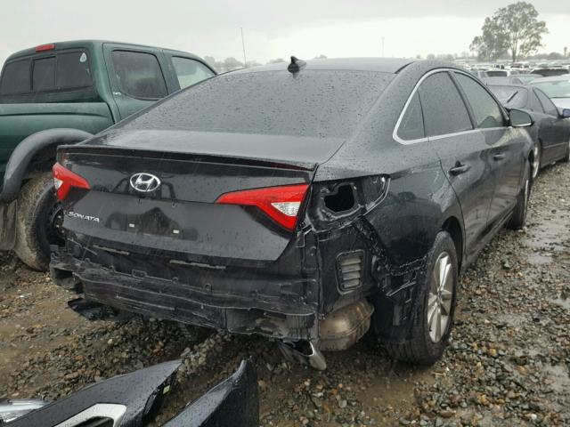 5NPE24AF6GH289764 - 2016 HYUNDAI SONATA SE BLACK photo 4