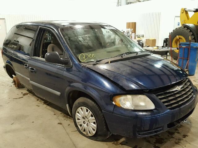 1A4GP45RX6B545347 - 2006 CHRYSLER TOWN & COU BLUE photo 1