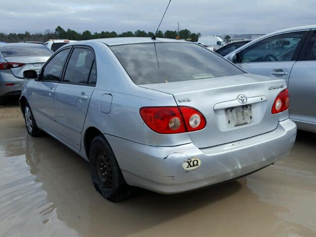 1NXBR30E77Z833269 - 2007 TOYOTA COROLLA CE SILVER photo 3