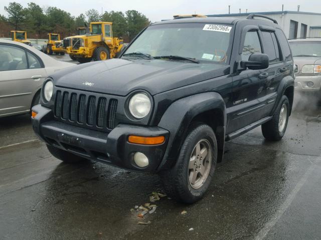 1J4GL58K52W212959 - 2002 JEEP LIBERTY LI BLACK photo 2