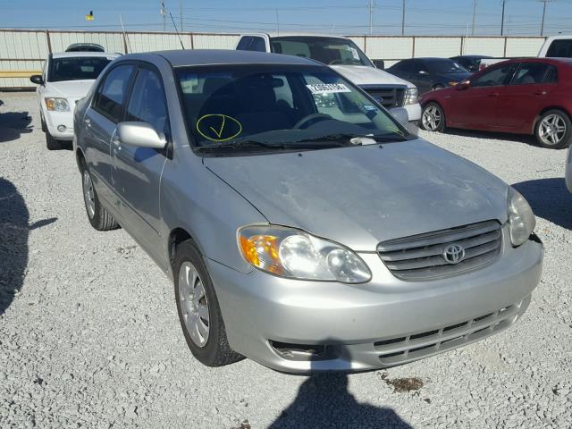 1NXBR32E63Z049821 - 2003 TOYOTA COROLLA CE GRAY photo 1