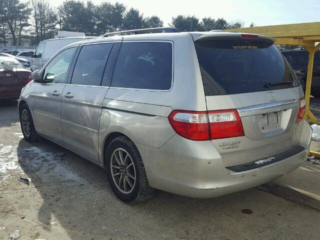 5FNRL38826B044540 - 2006 HONDA ODYSSEY TO GRAY photo 3