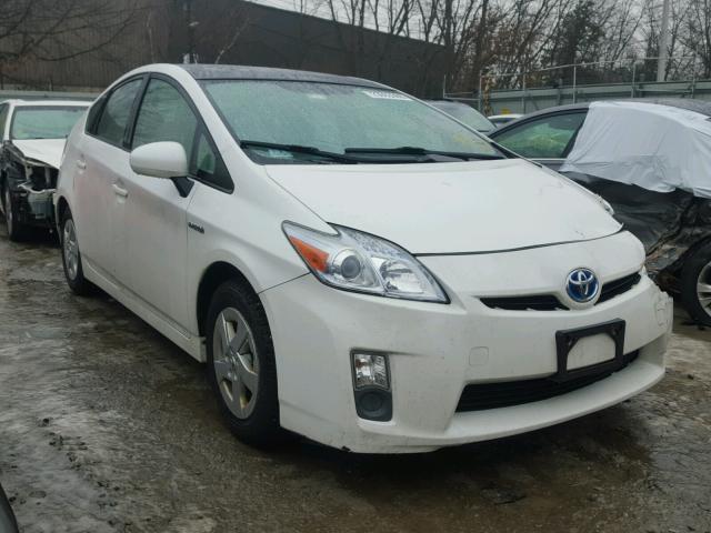 JTDKN3DU5A0098064 - 2010 TOYOTA PRIUS WHITE photo 1