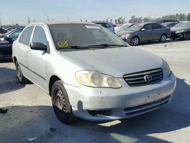 1NXBR32E34Z216007 - 2004 TOYOTA COROLLA SILVER photo 1