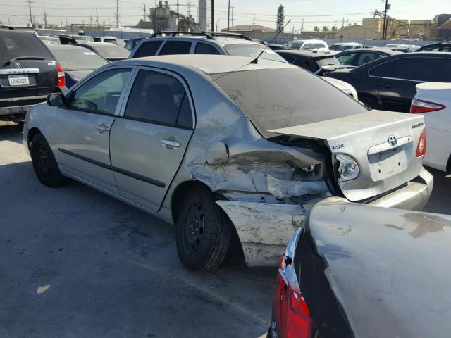 1NXBR32E34Z216007 - 2004 TOYOTA COROLLA SILVER photo 3