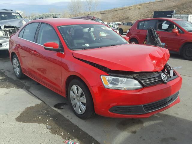 3VWDP7AJ7DM417368 - 2013 VOLKSWAGEN JETTA SE RED photo 1