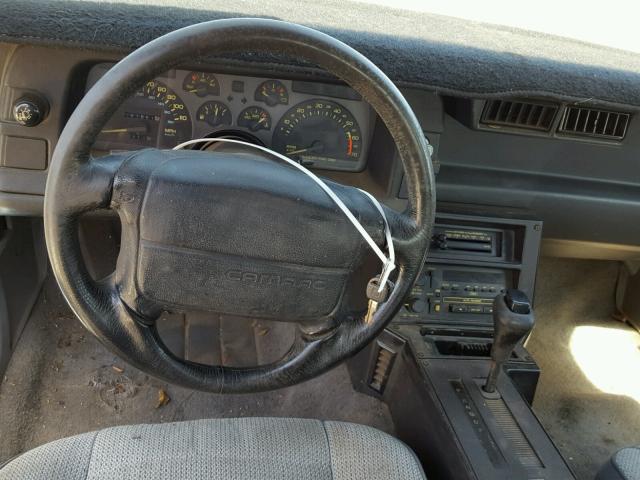 1G1FP23T6LL131825 - 1990 CHEVROLET CAMARO RS BLUE photo 9