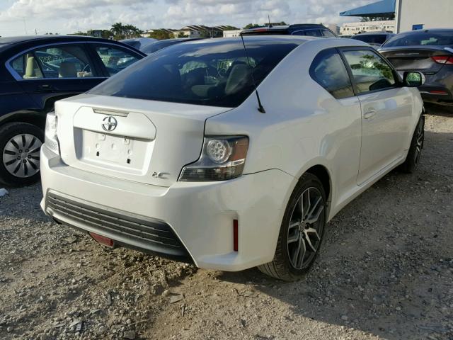 JTKJF5C77F3089218 - 2015 TOYOTA SCION TC WHITE photo 4