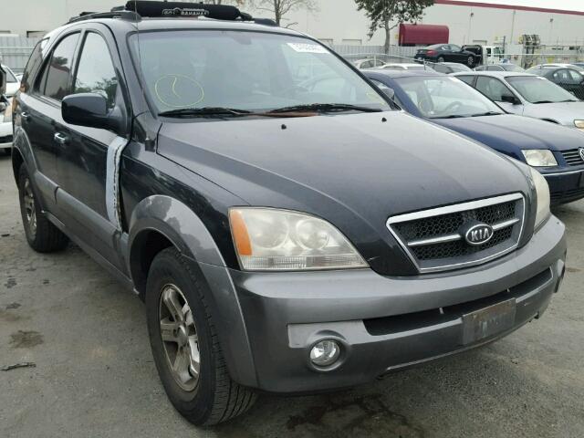 KNDJC733165635251 - 2006 KIA SORENTO EX BLACK photo 1