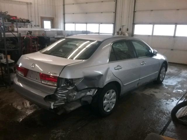 1HGCM56423A062458 - 2003 HONDA ACCORD LX SILVER photo 4