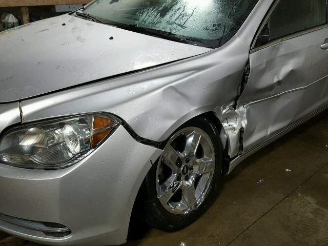 1G1ZH57B29F107848 - 2009 CHEVROLET MALIBU 1LT 银色 照片 9