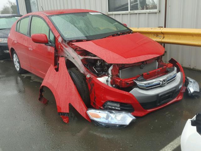 JHMZE2H32DS001579 - 2013 HONDA INSIGHT RED photo 1