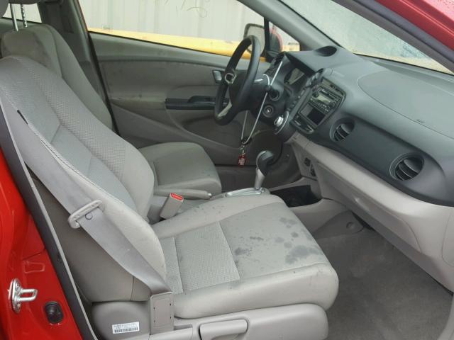 JHMZE2H32DS001579 - 2013 HONDA INSIGHT RED photo 5