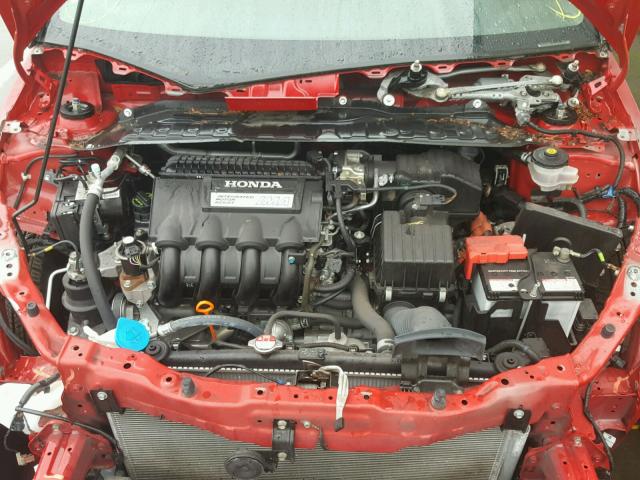 JHMZE2H32DS001579 - 2013 HONDA INSIGHT RED photo 7