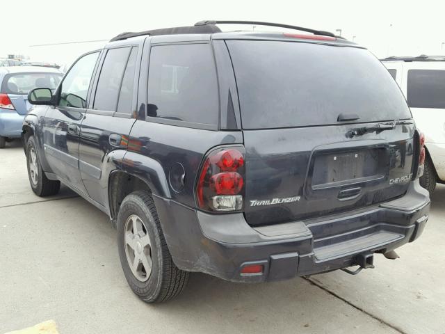 1GNDT13S942398483 - 2004 CHEVROLET TRAILBLAZE GRAY photo 3