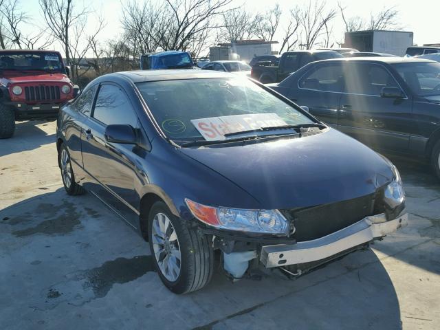 2HGFG12899H535174 - 2009 HONDA CIVIC EX BLUE photo 1