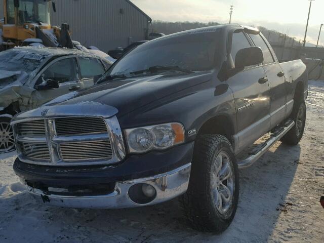 1D7HU18D24S572773 - 2004 DODGE RAM 1500 S BLUE photo 2