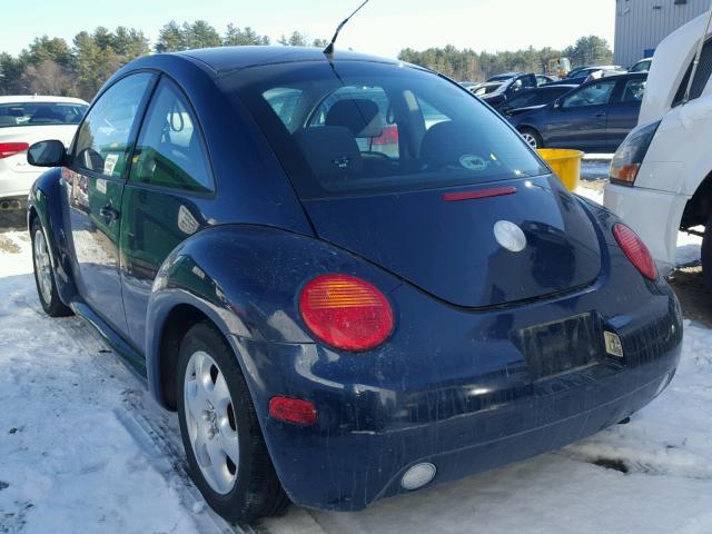 3VWCK21C63M421652 - 2003 VOLKSWAGEN NEW BEETLE BLUE photo 3