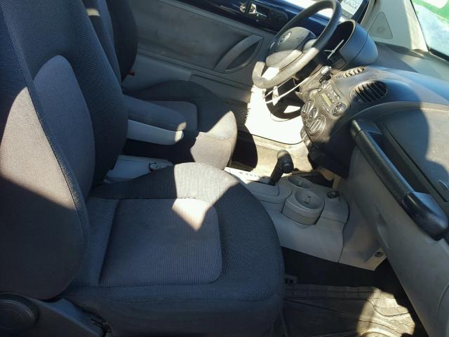 3VWCK21C63M421652 - 2003 VOLKSWAGEN NEW BEETLE BLUE photo 5