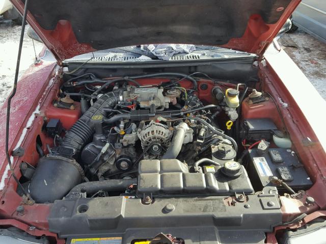 1FAFP45XX1F251695 - 2001 FORD MUSTANG GT RED photo 7