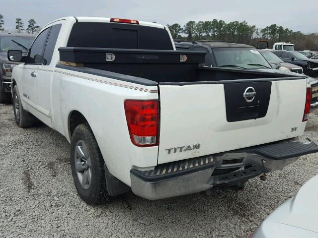 1N6AA0CH0BN319467 - 2011 NISSAN TITAN S WHITE photo 3