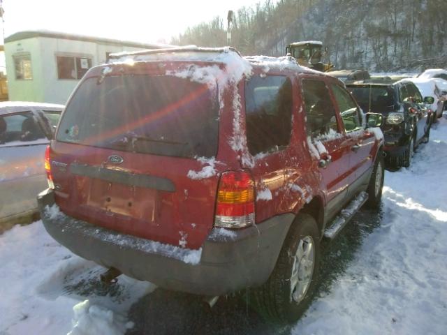 1FMCU93123KB10532 - 2003 FORD ESCAPE XLT BURGUNDY photo 4