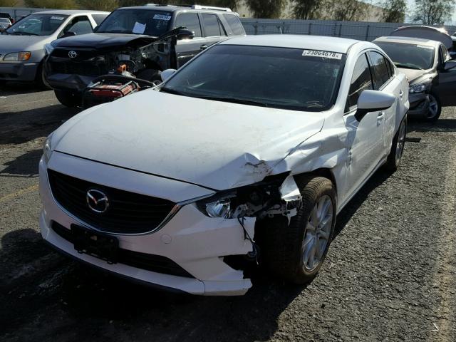 JM1GJ1U59G1407147 - 2016 MAZDA 6 SPORT WHITE photo 2