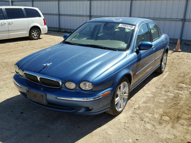 SAJEA51D93XD20192 - 2003 JAGUAR X-TYPE 2.5 BLUE photo 2