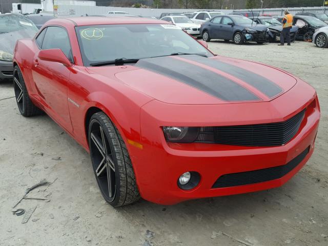 2G1FB1EV1A9209956 - 2010 CHEVROLET CAMARO LT RED photo 1