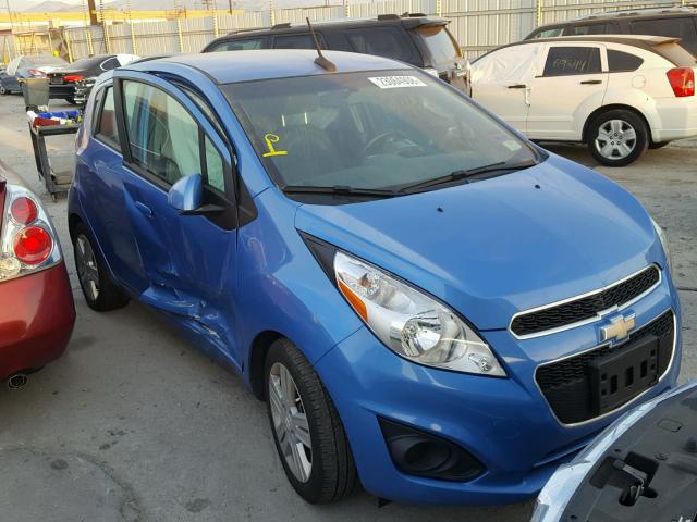 KL8CB6S97EC542636 - 2014 CHEVROLET SPARK LS BLUE photo 1